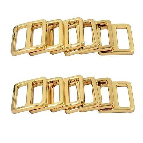 DGOL 10pcs 1 inch Zinc Alloy Slider Tri-Glide Buttons Webbing Strap Tri Glide Adjustable Buckle Fasteners - Image 5