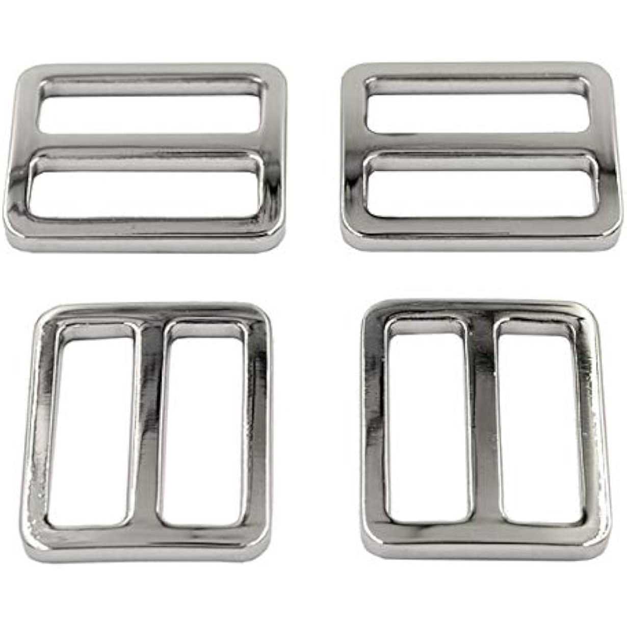 DGOL 10pcs 1 inch Zinc Alloy Slider Tri-Glide Buttons Webbing Strap Tri Glide Adjustable Buckle Fasteners - Image 4