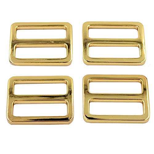 DGOL 10pcs 1 inch Zinc Alloy Slider Tri-Glide Buttons Webbing Strap Tri Glide Adjustable Buckle Fasteners - Image 5