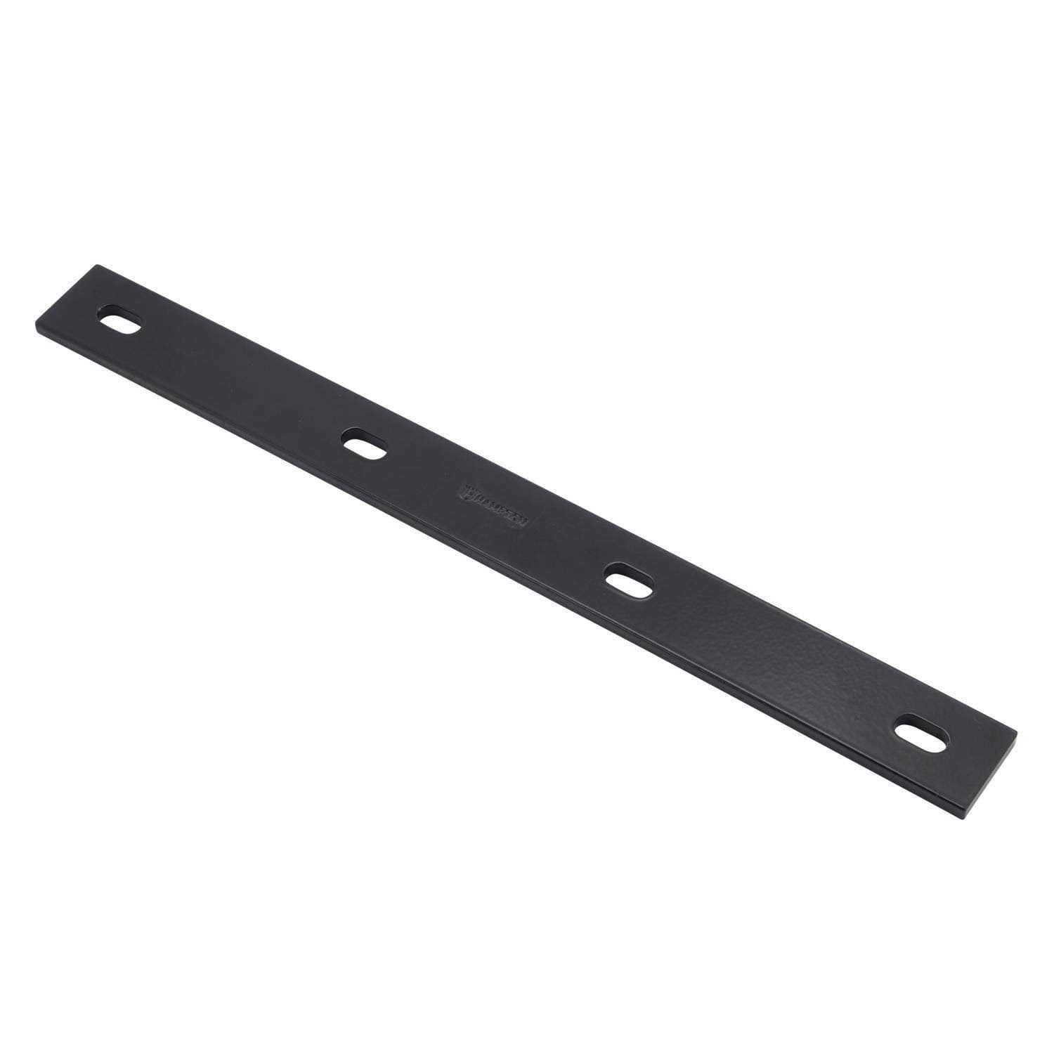 Hampton 1/4 in. H X 1.5 in. W X Black Steel Mending Plate