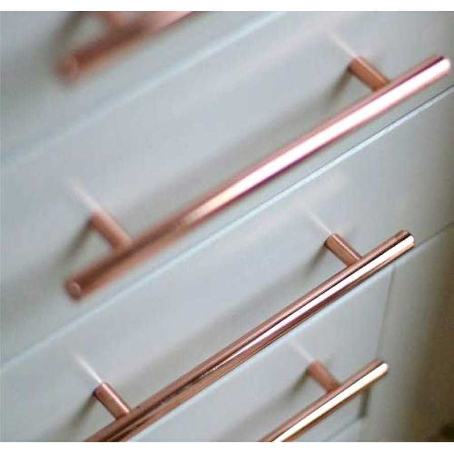 Alpine Hardware Premium Solid Euro Style Bar Handle Hole Center Length Heavy Stainless Steel Handle - Image 5