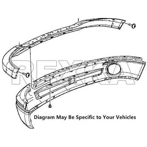 Rexka Bumper Cover Retainer Clips 12mm Push Pin Compatible with Chrysler 6502625 07-18 Jeep Wrangler & Wrangler Unlimited JK Dodge Dakota - Image 5