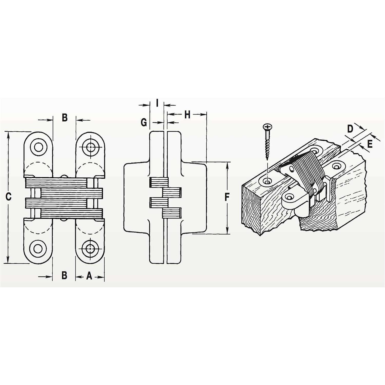 Soss Invisible Hinge 218U - Image 3