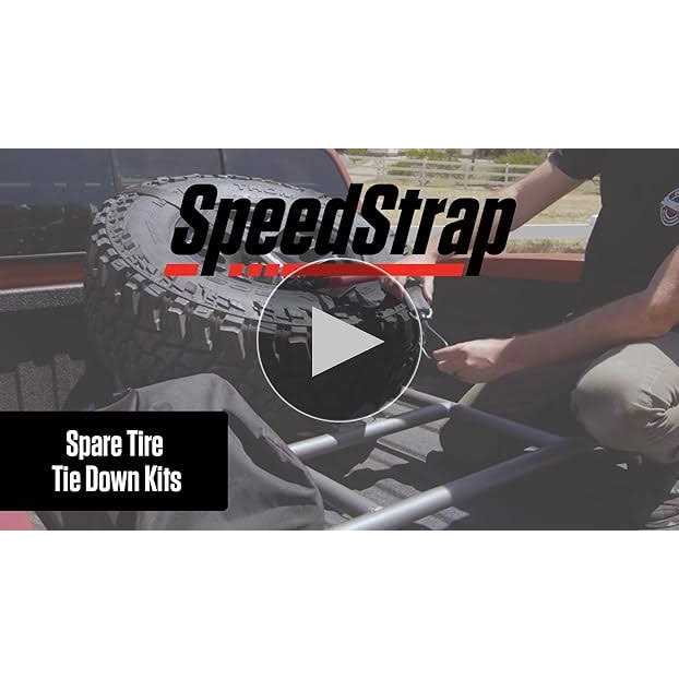 Speedstrap 3 Point Spare Tire Tie-Down Heavy Duty Ratchet Y Strap - Image 5