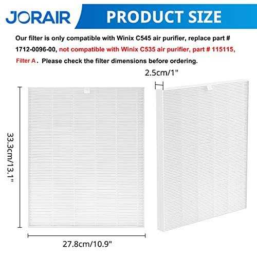 C545 True HEPA Replacement Filter S Compatible with Winix C545 Air - Image 5