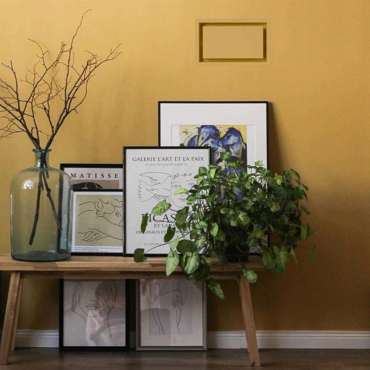 Aria Lite Framed Wall Vent 4 in.x10 in. White - Image 4