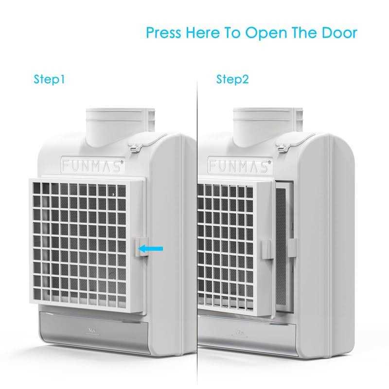 FUNMAS 3-in-1 Indoor Dryer Vent, Stainless Steel Screen Filter, Polyester Filter and Water Drawer System - Image 3