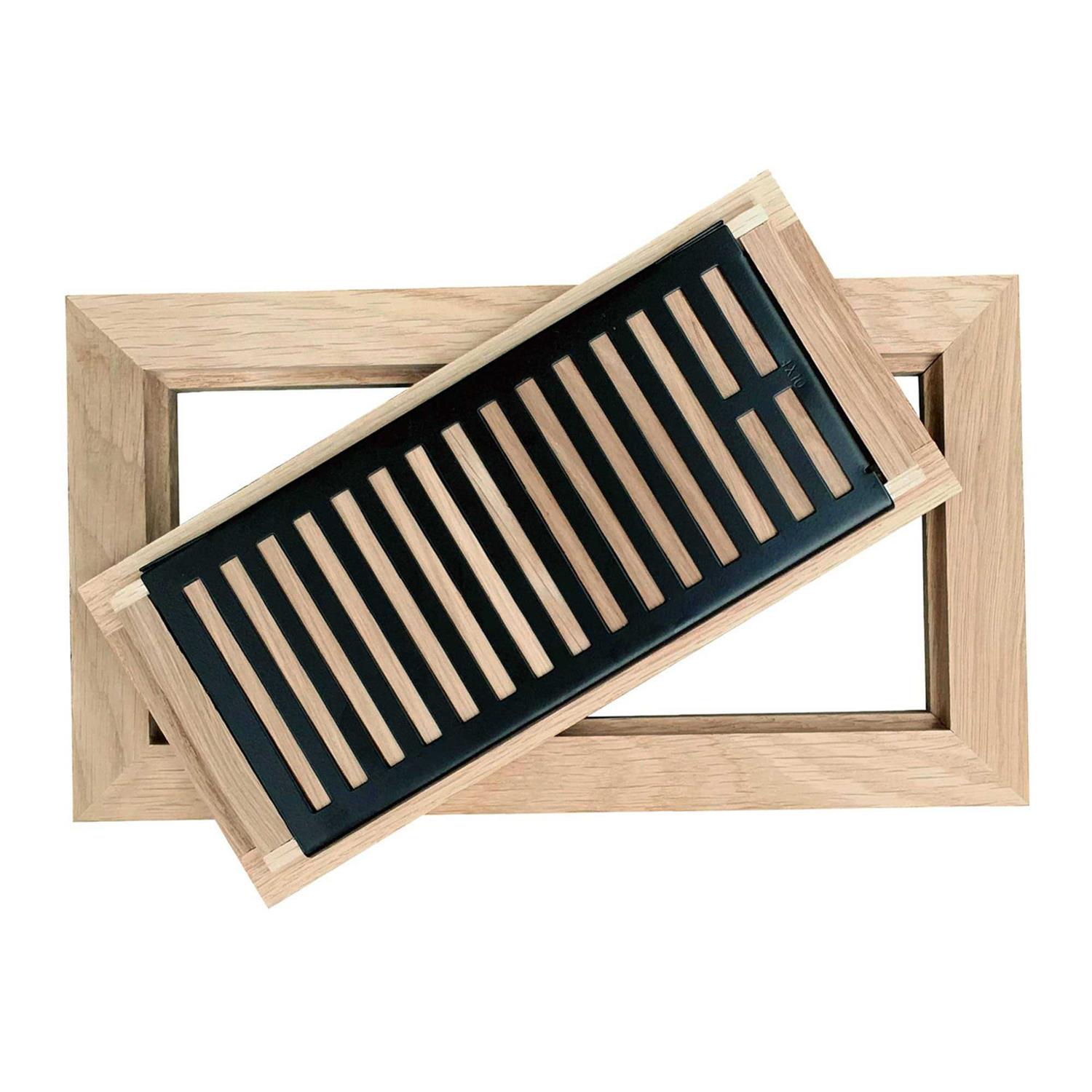 Homewell Oak Wood Floor Register Flush Mount Vent - Image 4
