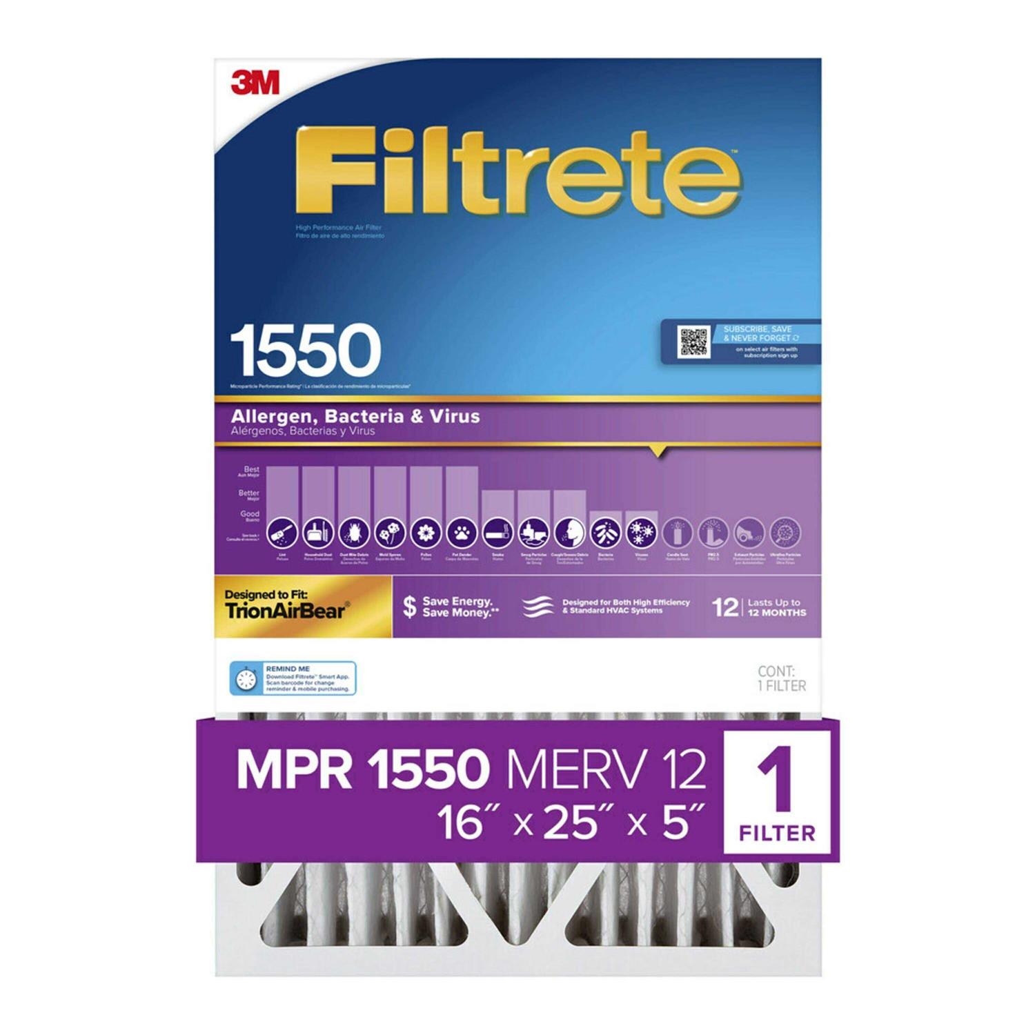 Filtrete 1550 MPR Allergen Air Filter - Image 4