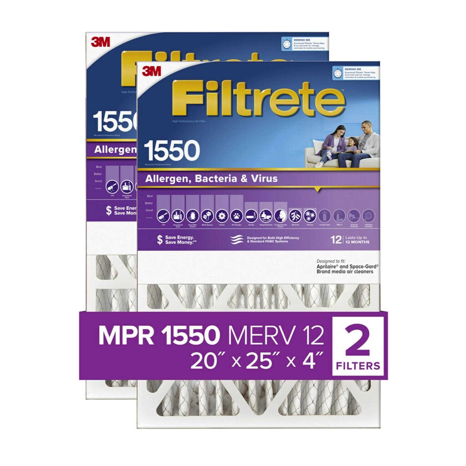 Filtrete 1550 MPR Allergen Air Filter - Image 5