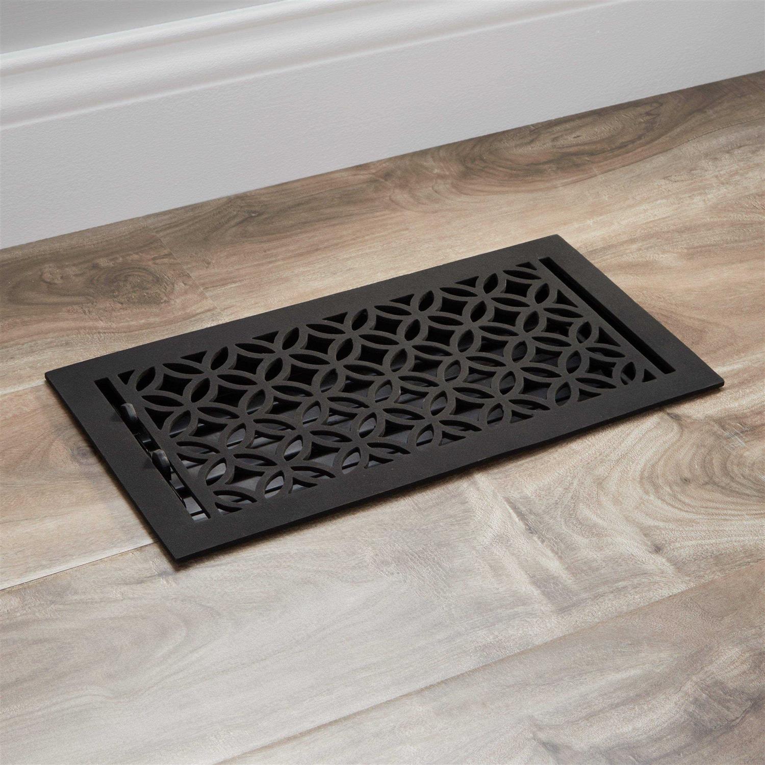 Signature Hardware Pasteur Brass Floor Register - Image 3