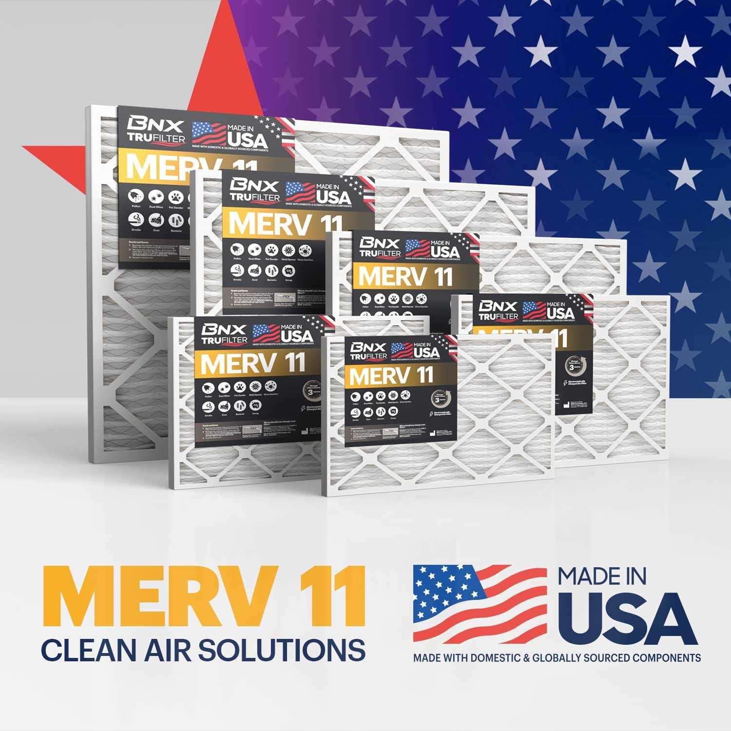 BNX MERV 13 Air Filter 4 Pack Made IN USA - Image 3
