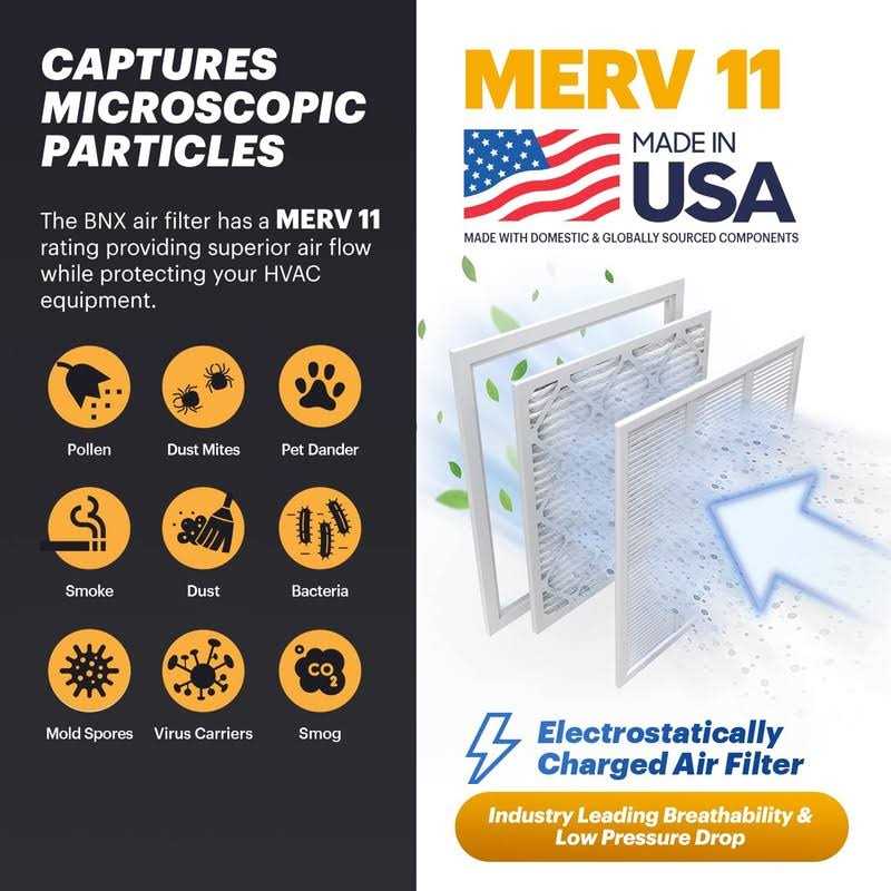 BNX MERV 13 Air Filter 4 Pack Made IN USA - Image 5