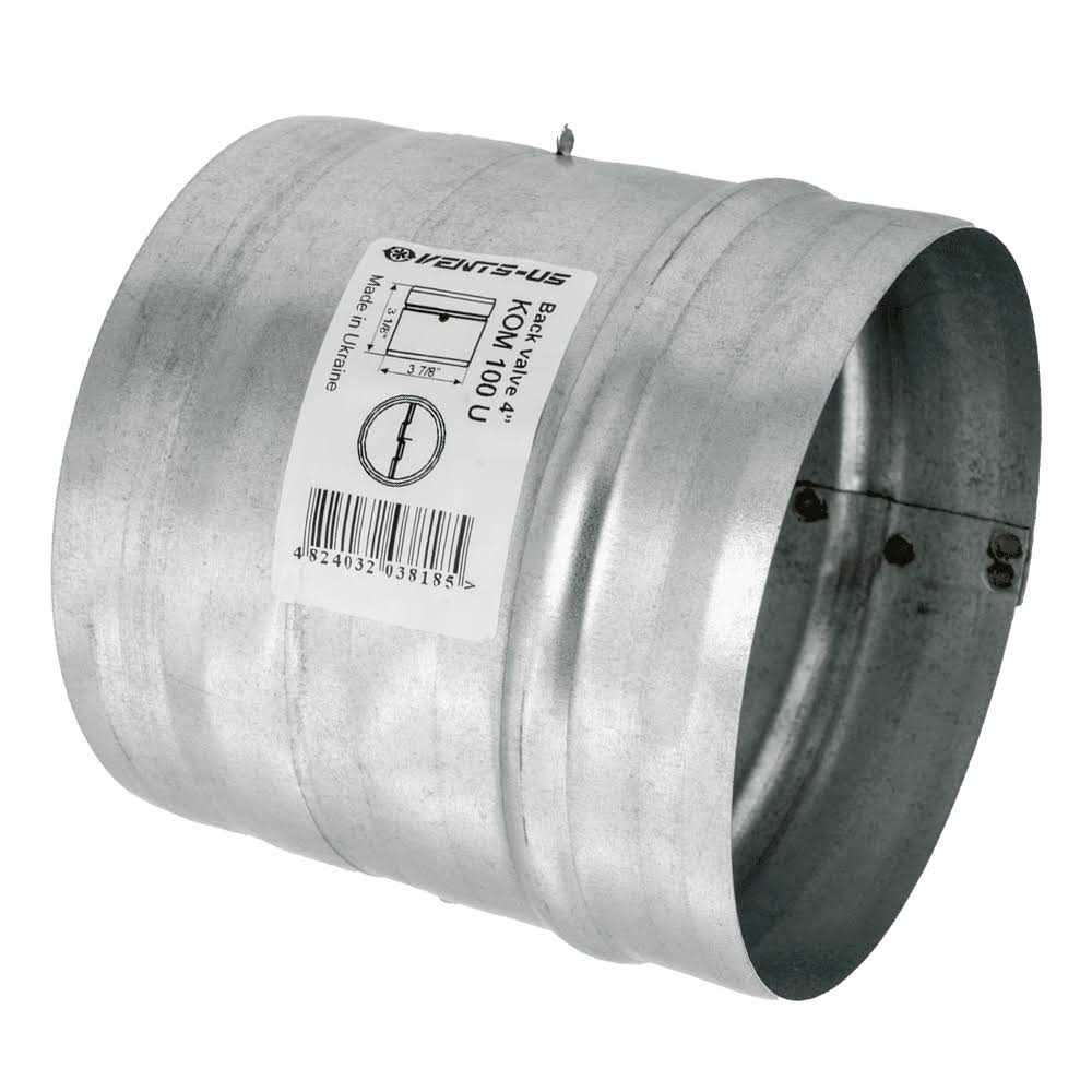 Galvanized Back-Draft Damper with Rubber Seal - Image 3