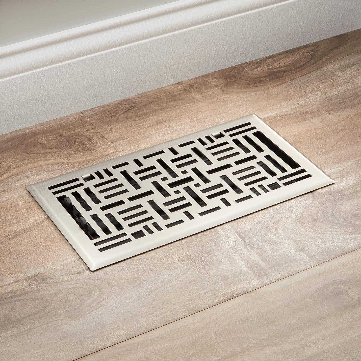 Signature Hardware Baudot Steel Floor Register 4 x 12 - Image 3