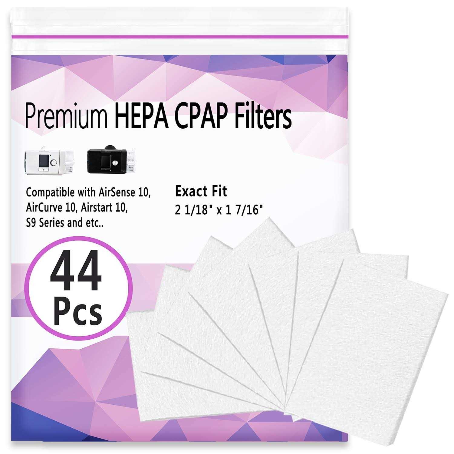 Medihealer 70 Packs Cpap Filters Three Year Supply Filters for Airsense 10 - Image 3