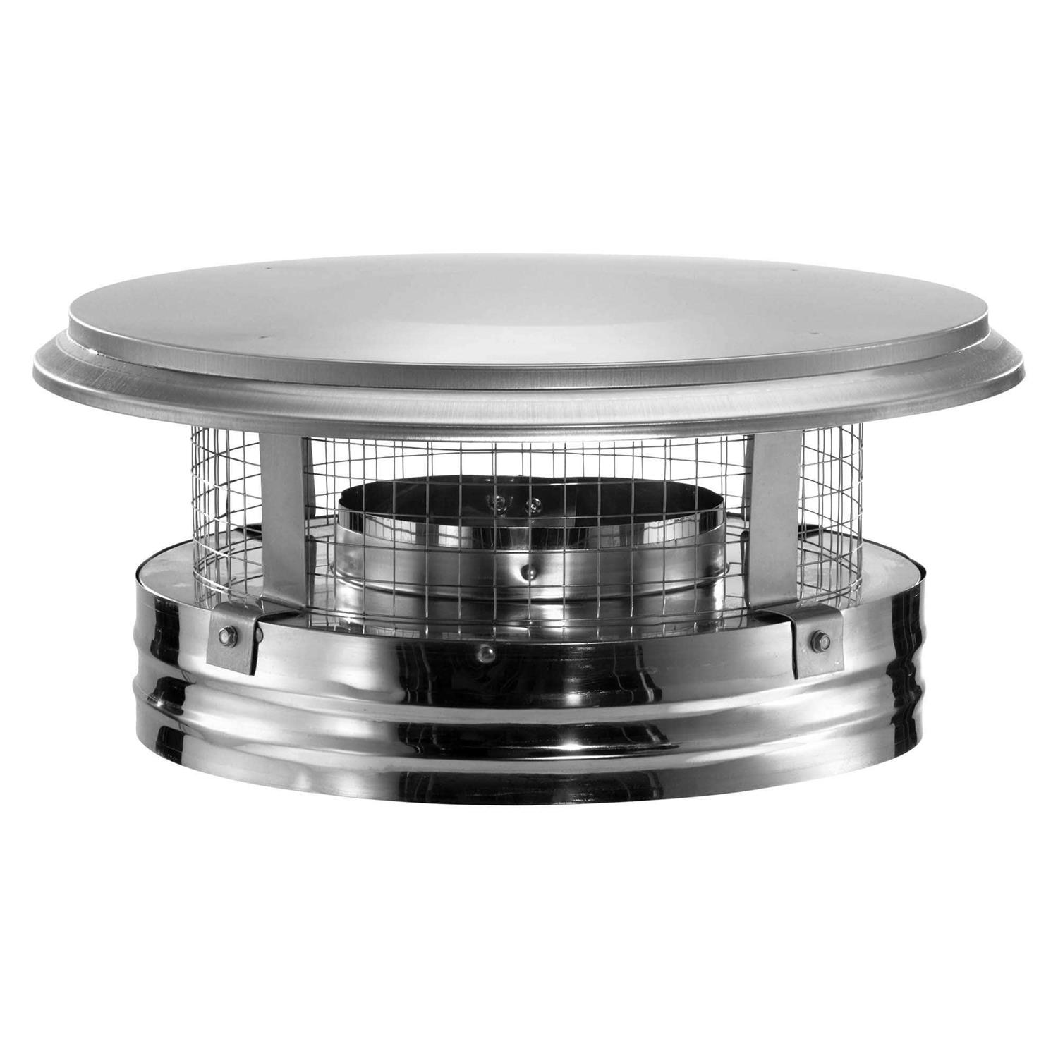 DuraVent 6 DuraPlus Stainless Steel Chimney Cap - Image 3