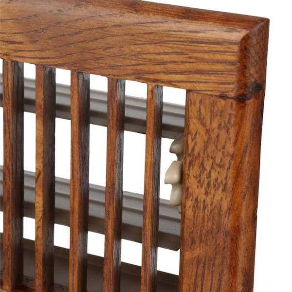 T.A. Industries 4 in. x Oak Floor Diffuser - Image 3