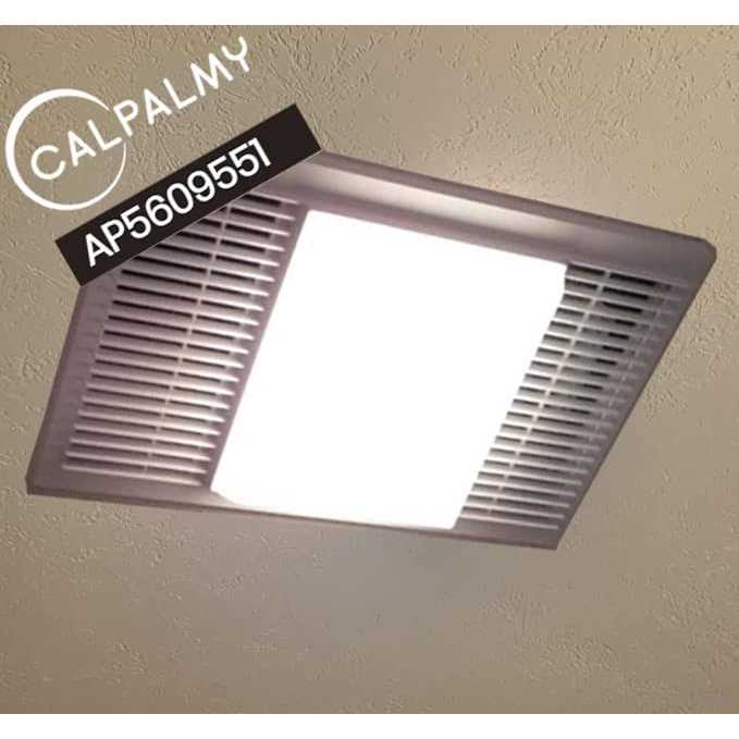 CalPalmy AP5609551 The Exact Replacement Compatible with 8'' x 7'' Bathroom Vent Fan Light Lens Cover – Made from Heavy Duty Plastic - Image 4