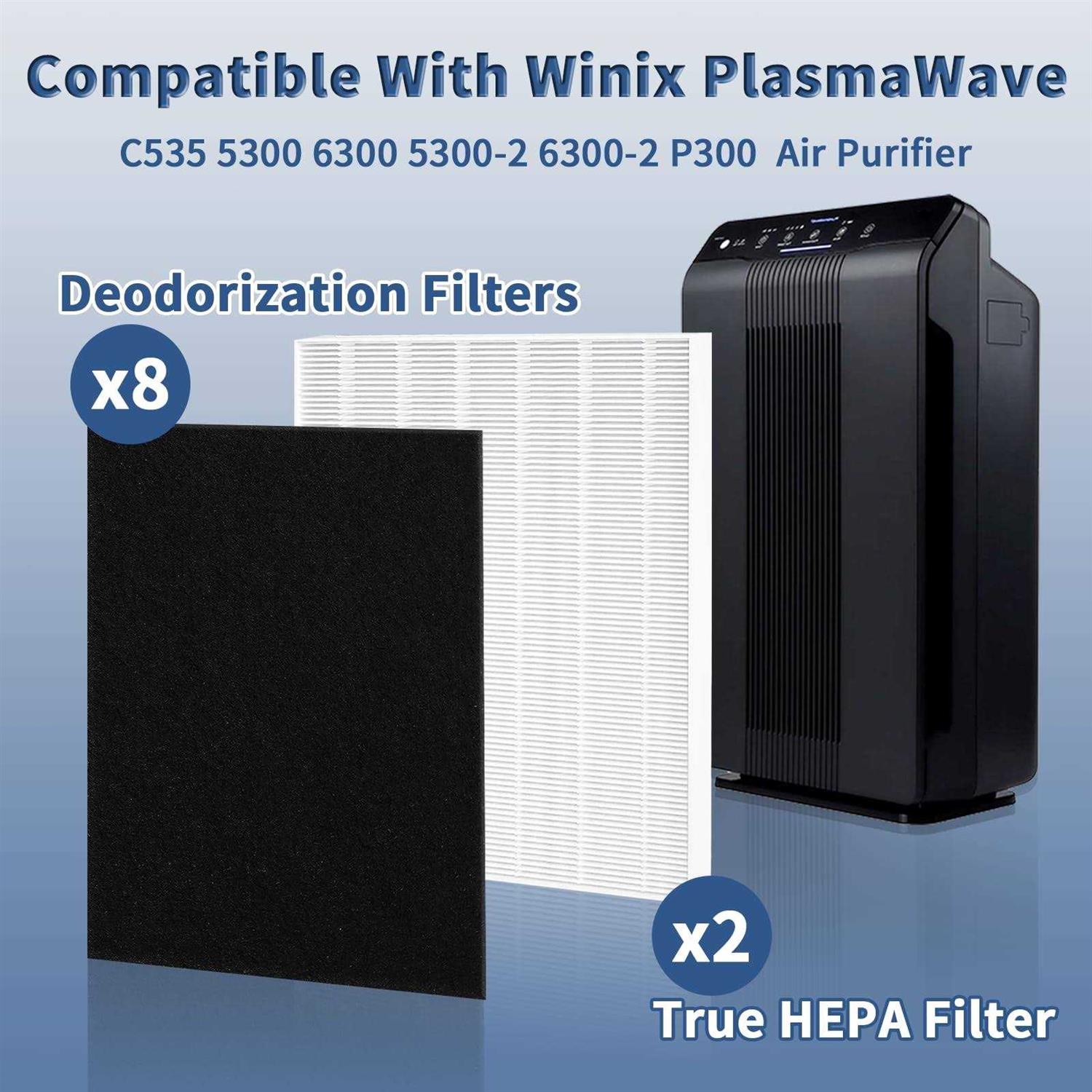 Funmit 115115 Replacement Filter A for Winix PlasmaWave Air Purifier C535 - Image 3