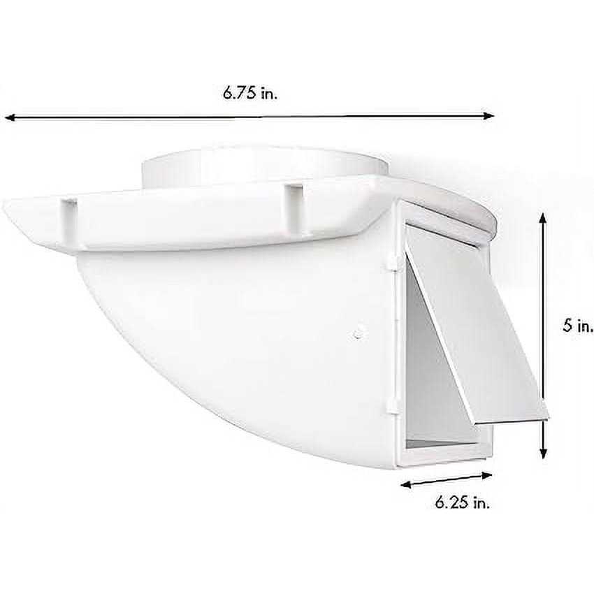 Dundas Jafine SDV4WXZW4 4 in. Soffit Dryer Vent Cap - Image 3