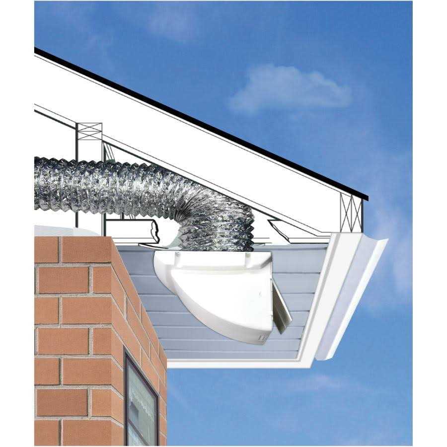 Dundas Jafine SDV4WXZW4 4 in. Soffit Dryer Vent Cap - Image 4