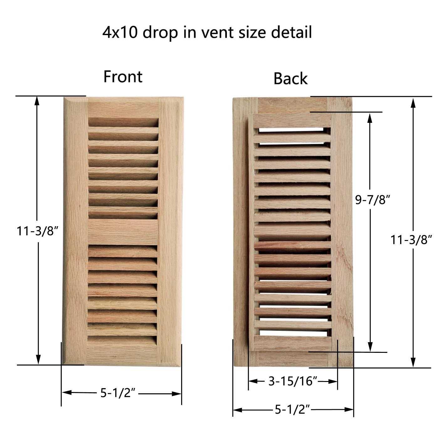Homewell Oak Wood Floor Register Vent - Image 5