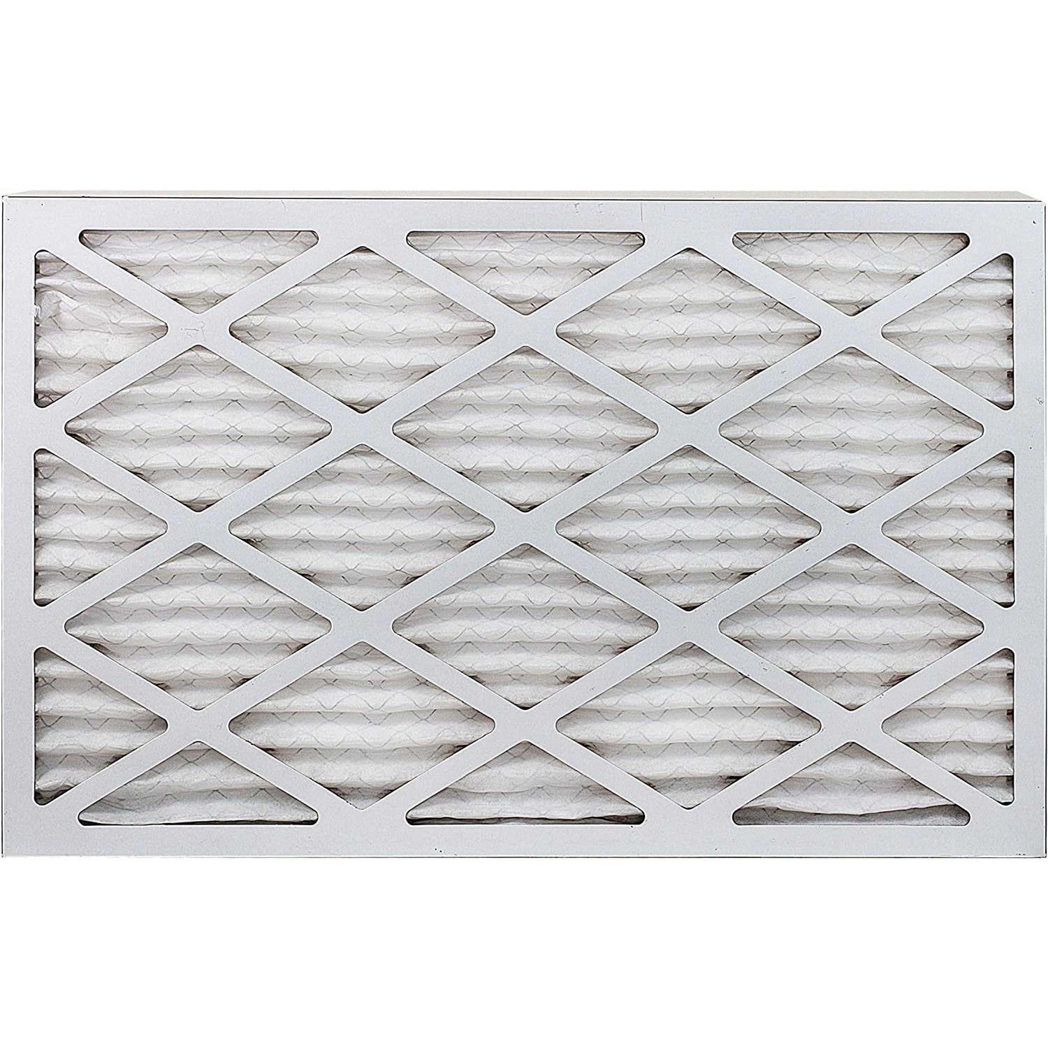 Filterbuy Air Filter MERV 8 Pleated AC Furnace Filters 12-Pack Silver - Image 3