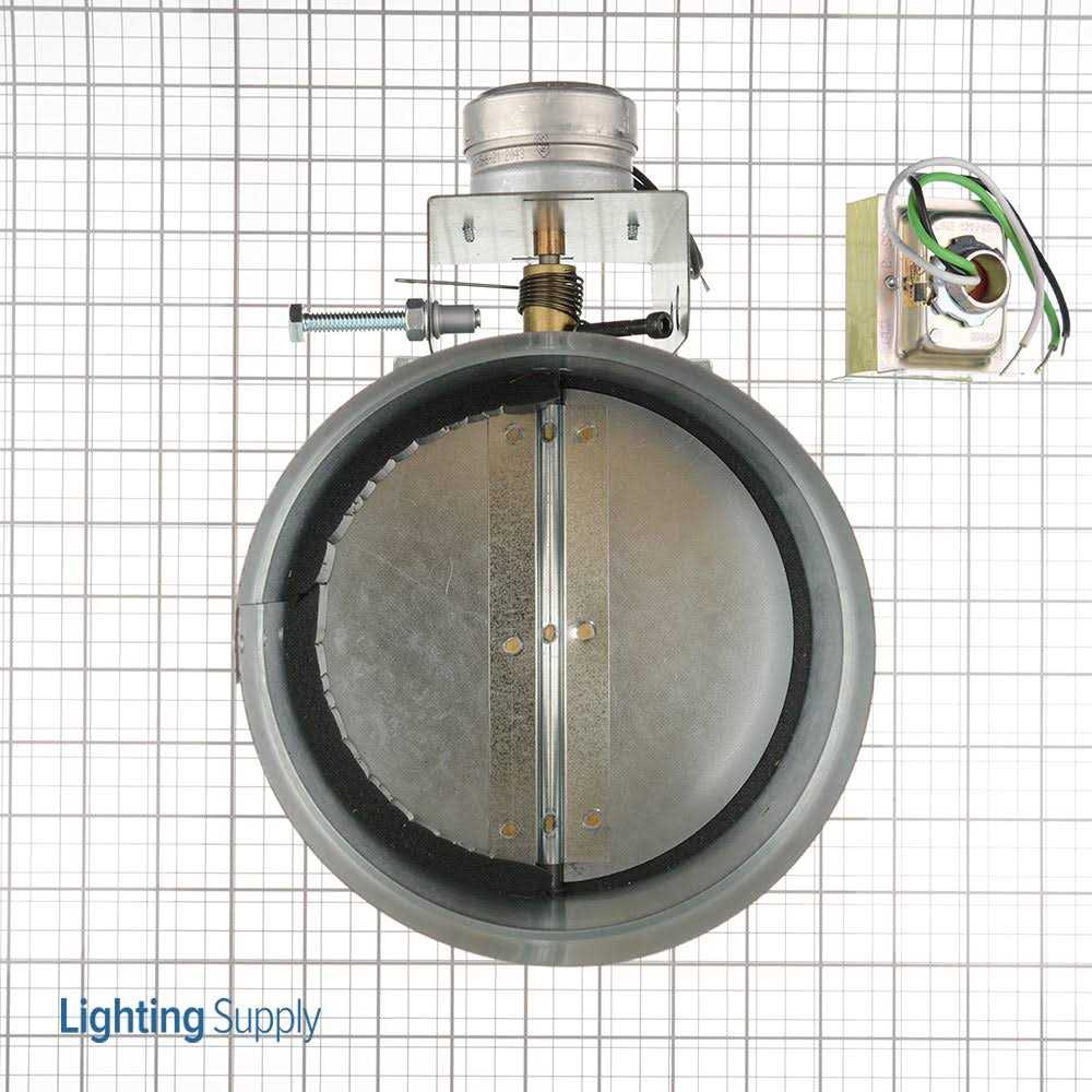 Broan MD6TU 6 Universal Automatic Make-Up Air Damper with Pressure Sensor Kit - Image 5