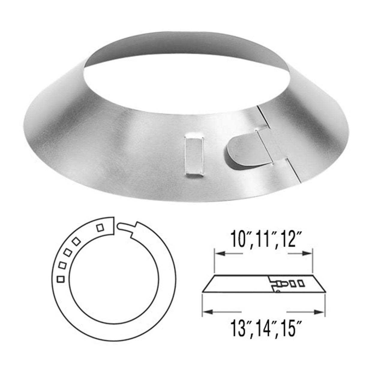 DuraVent DuraPlus Storm Collar 6DP-SC - Image 4