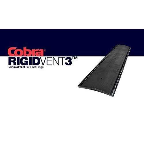 GAF 0.875 x 11.5 in. x 4 ft. L Cobra Black Plastic Roof Vent Case - Image 4