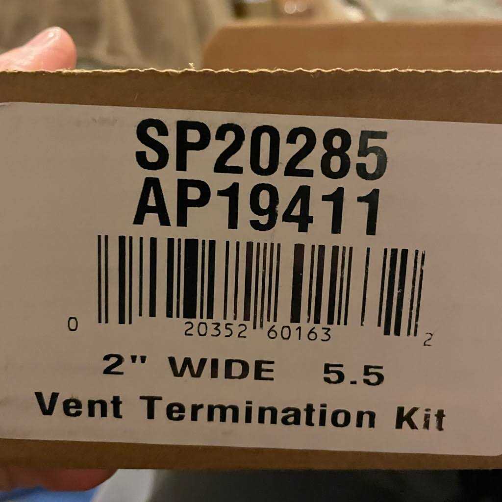 Rheem SP20285 Horizontal Vent Termination Kit 2 - Image 5