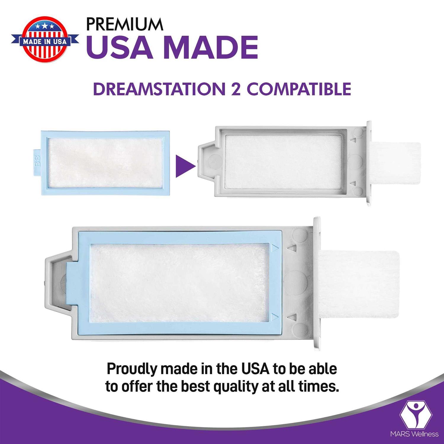 DreamStation 2 Filter Kit, Replacement Filters, 2 Reusable Pollen Filters, and 6 Disposable Ultra-Fine Filters Kit for Dream Station 2 CPAP Machine - Image 4