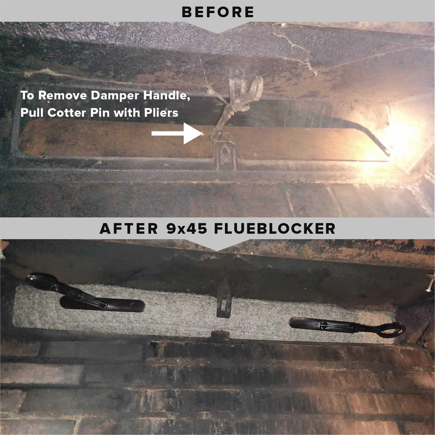 Flueblocker Chimney Flue Chimney Sheep Fireplace Draft Stopper Damper Fireplace - Image 4