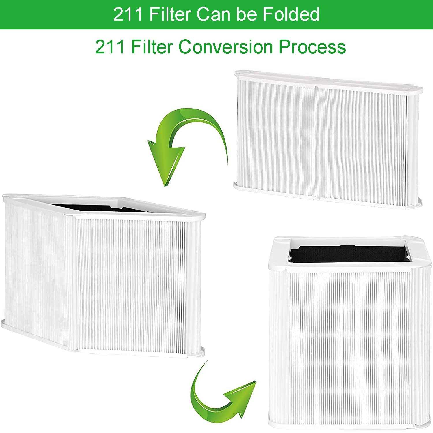 for Blueair Blue Pure 211+ Replacement Filters Premium Foldable Filters for Enhanced Removal - Image 5
