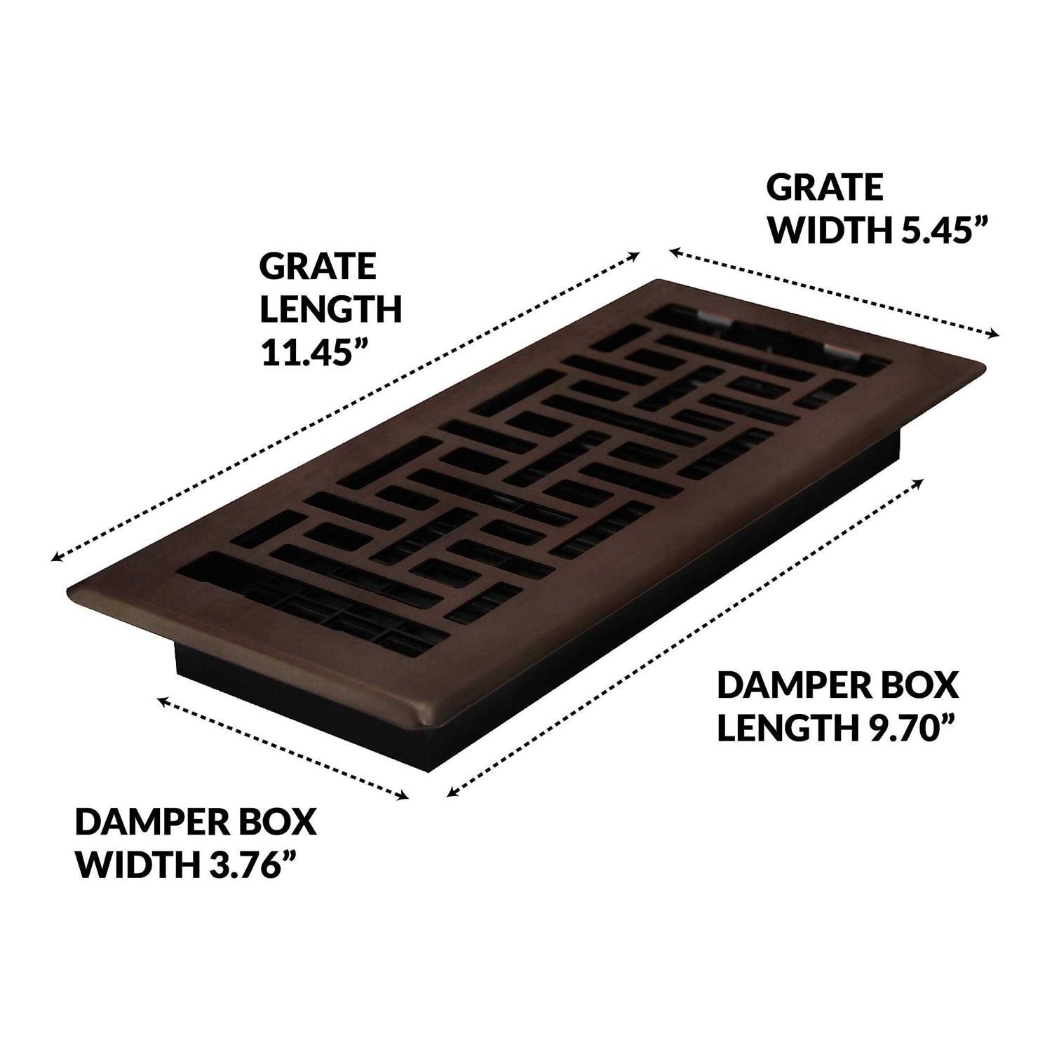 Decor Grates AJH410-RB Floor Register - Image 5