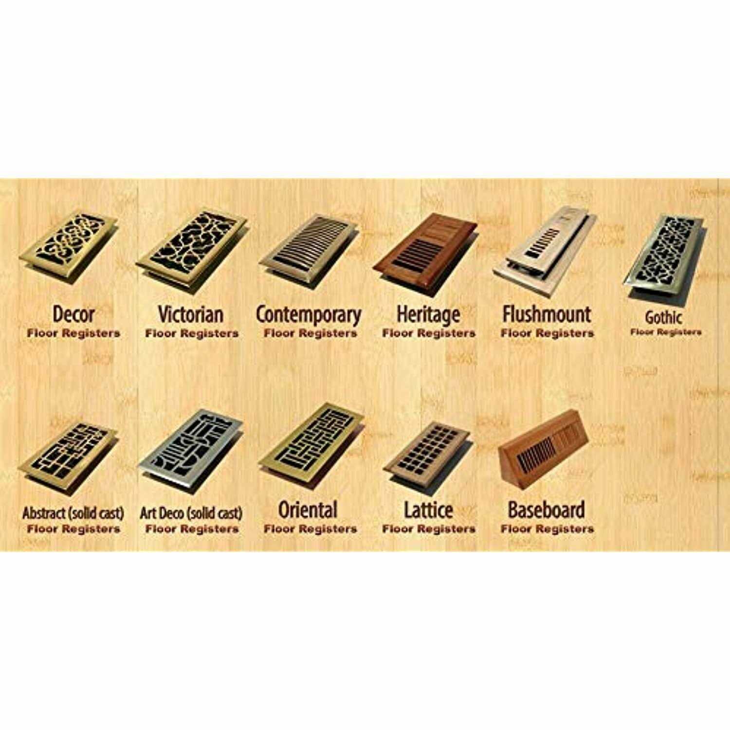 Decor Grates Floor Register 4 x 12 SPH412 - Image 5