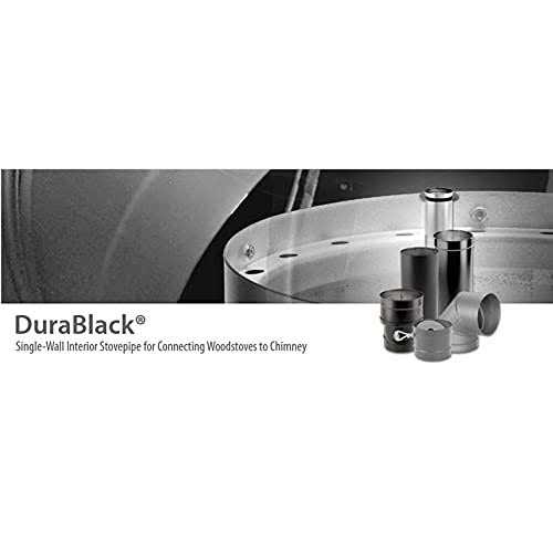 DuraVent 8 x 48 DuraBlack Stainless Steel Single-Wall Pipe - Image 4