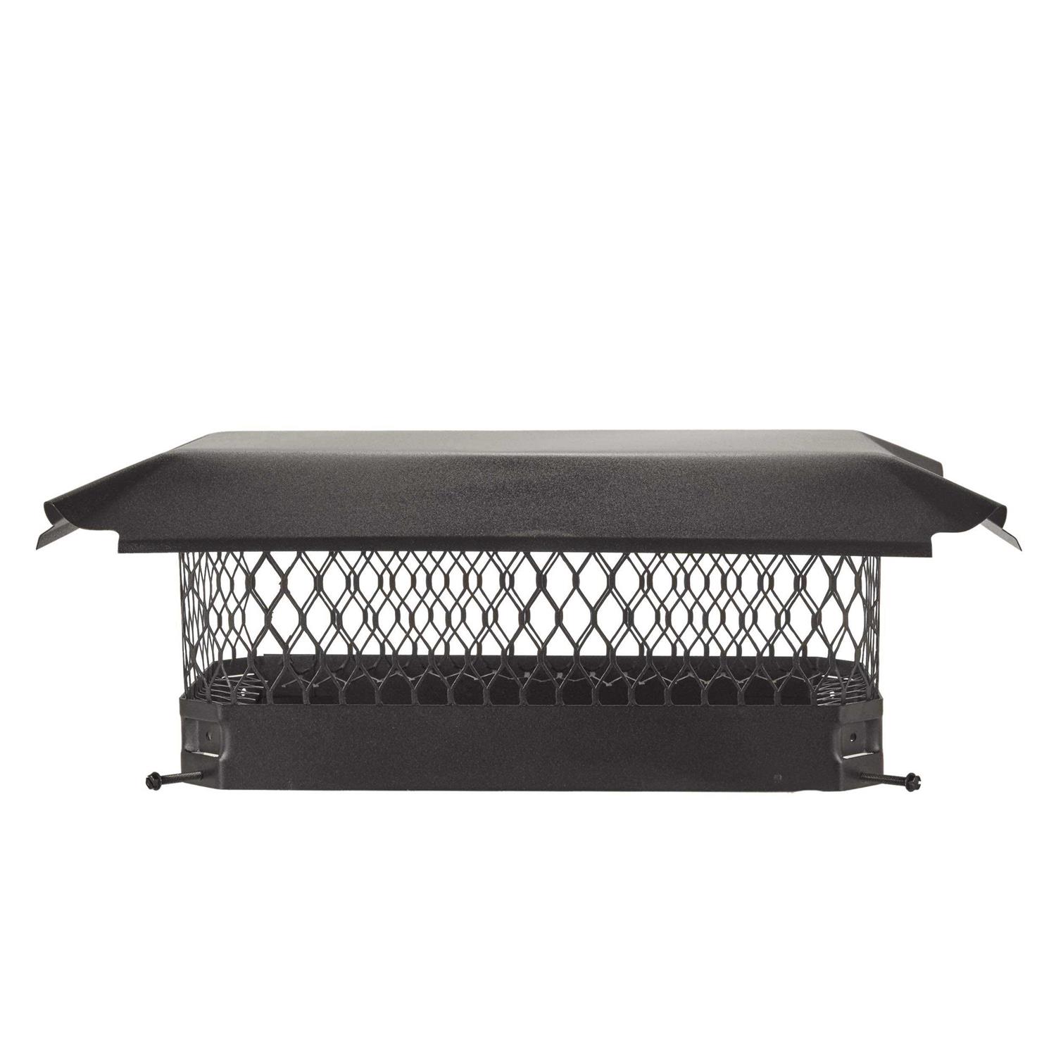 Hy-C CBO918 Single-Flue Black Galvanized-Steel Bolt-On Chimney Cap - Image 4