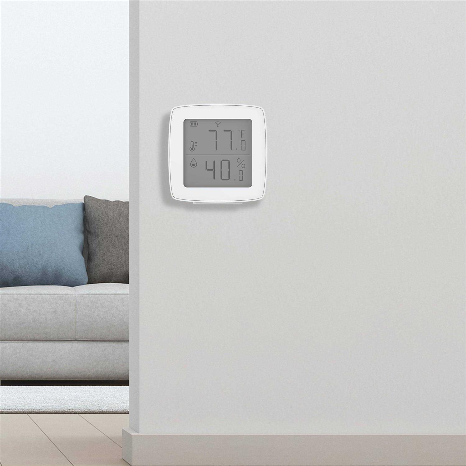 Feit Electric Built in WiFi Heating and Cooling Push Buttons Temperature & Humidity Sensor - Image 3