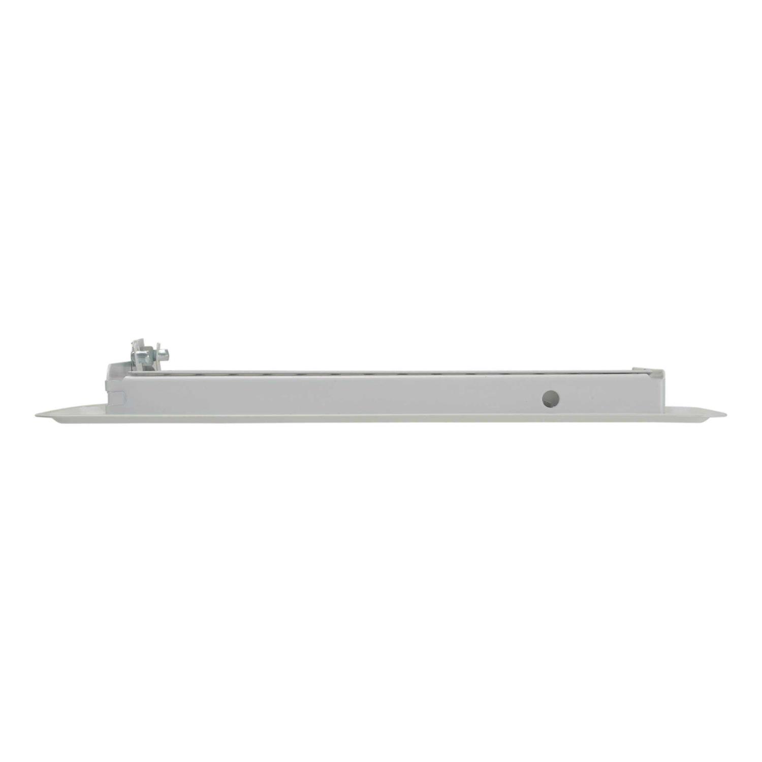 Danco 4 in. White Steel Floor Register with 7/8 in. Drop - Image 3