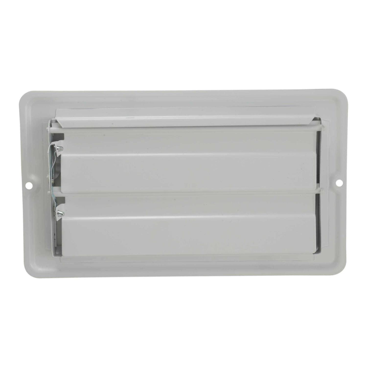 Danco 4 in. White Steel Floor Register with 7/8 in. Drop - Image 4