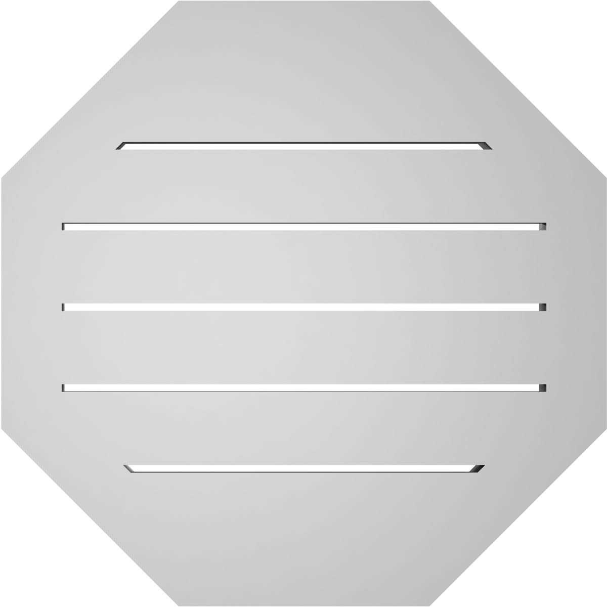 Ekena Millwork Octagonal Surface Mount PVC Gable Vent - Image 3