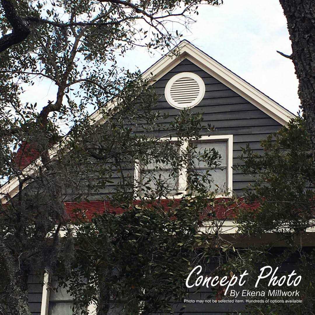 Ekena Millwork Octagonal Surface Mount PVC Gable Vent - Image 4