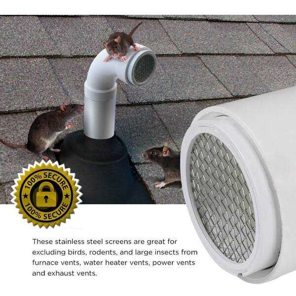 The Plumber's Choice 6 in. Termination Vent Cap with Condensation Drain - Image 3