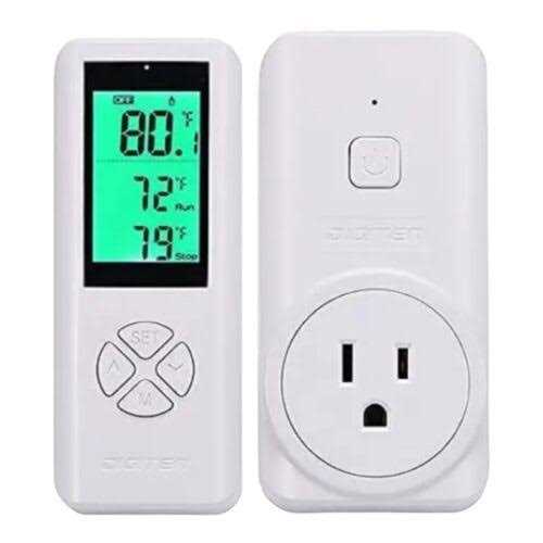 SENSTREE Wtc100 Wireless Temperature Controller Digital Plug-in Thermostat Outlet Cooling - Image 4