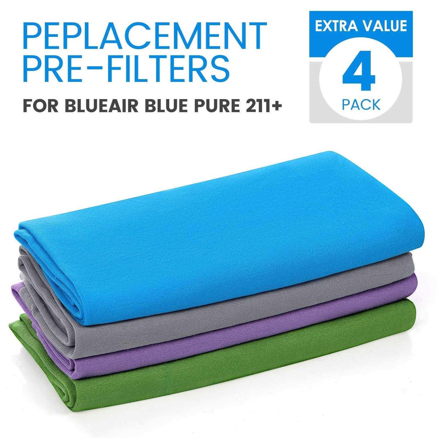 Cabiclean 4 Pack 211+ Replacement Washable Pre-Filters for Blueair Blue Pure 211+ air purifier - Image 3