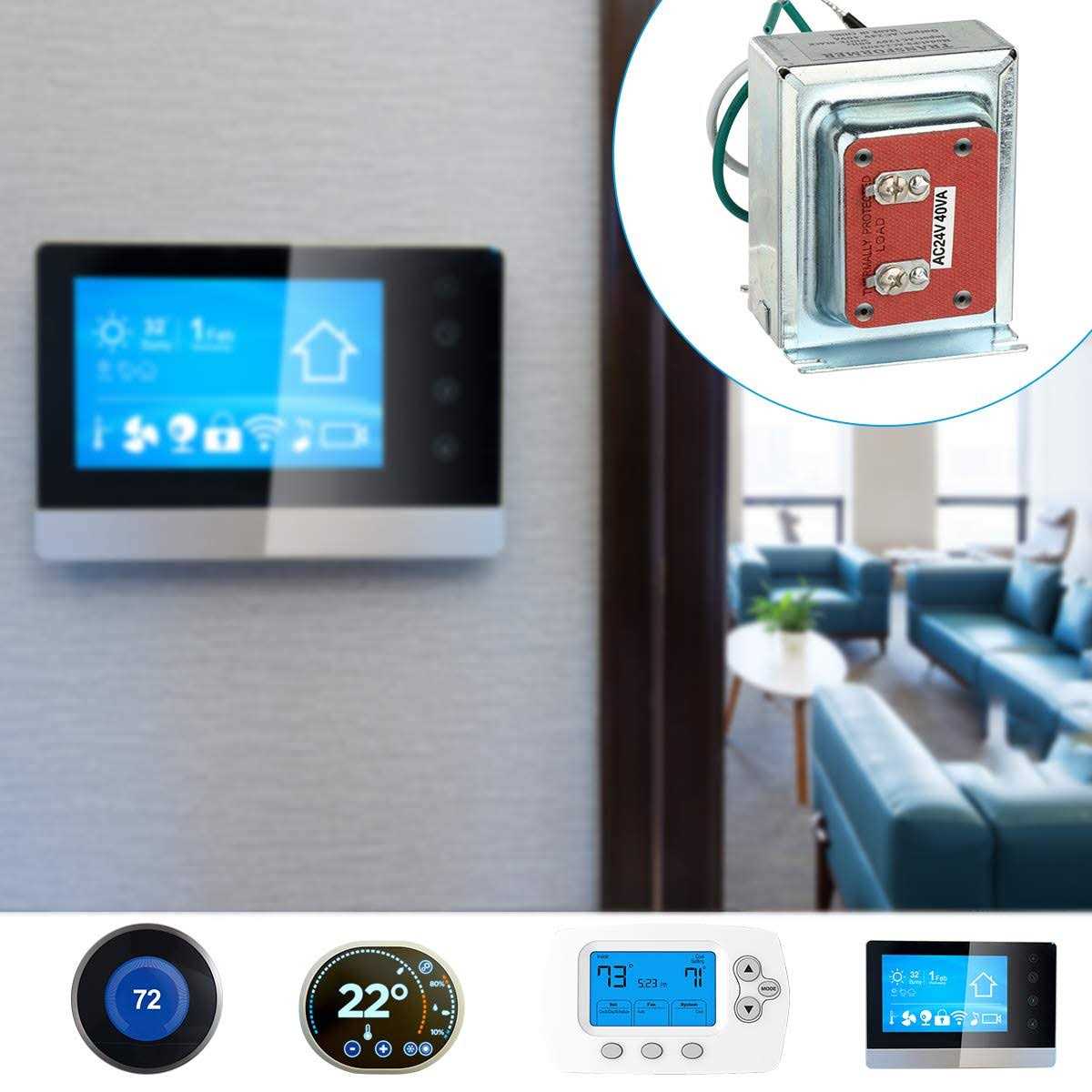 24V 40VA Thermostat and Doorbell Transformer, Power Transformer Compatible with Nest, Honeywell, Ecobee and Sensi Thermostat, Nest Hello and All - Image 5