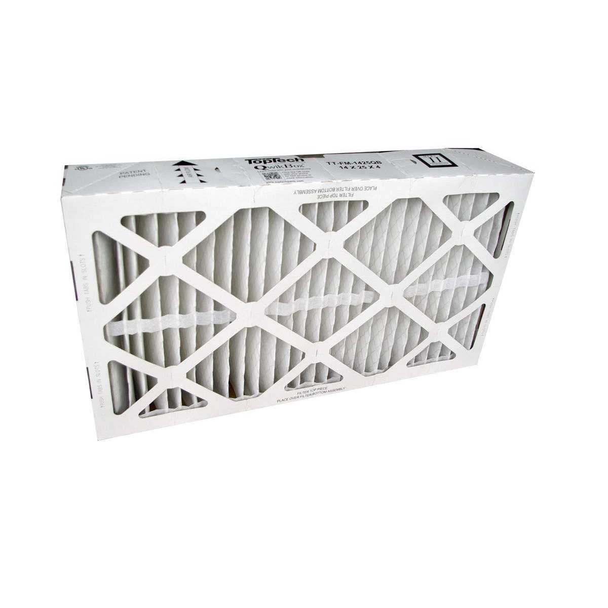 TopTech TT-FM-1425QB 14x25x4 MERV 11 QuickBox Filter Fits Filter TechPure cabinet DTT-MAC-1429 - Image 5