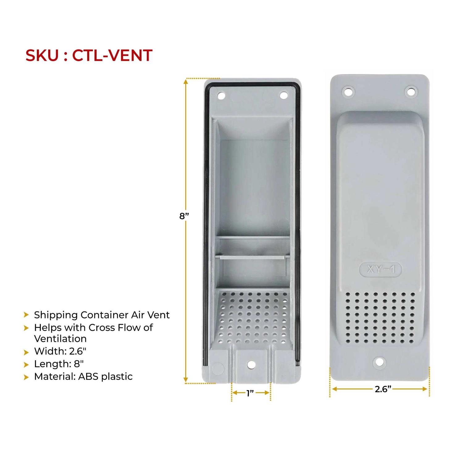 Mytee Products Shipping Container Air Vent - Image 5